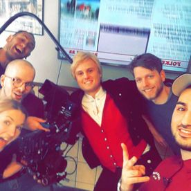 Mellom Bakkar og Berg tv innspilling hos Folkets Kebab