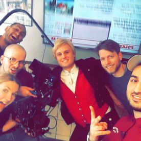 Mellom Bakkar og Berg tv innspilling hos Folkets Kebab